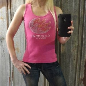 Rhinestone Cozumel Mexico Shirt